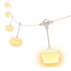 CLAYMORE CADENA UF5 奶茶色串燈, 暖白光, IP65防水, USB供電, 輕巧便攜, 1組, 1件