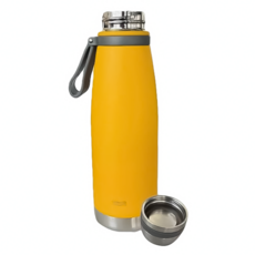 316不鏽鋼長效保溫瓶 F0584-03, 芥末黃, 650ml, 1個