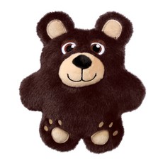 KONG 寵物狗玩具 SNZ23, 大臉啾啾棕熊, 1個