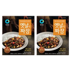 청정원 옛날식짜장, 180g, 2개