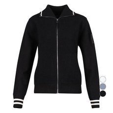 luxgolf 女款毛圈拼接拉鍊防風針織外套 LB4W814W