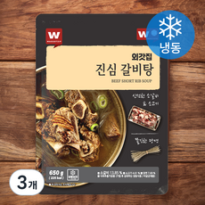 외갓집 진심 갈비탕 (냉동), 650g, 3개