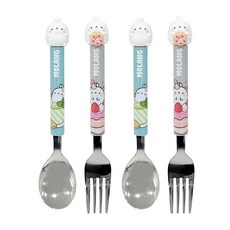 LILFANT 孩童湯匙 2入+叉子 2入, 湯匙 2入+叉子 2入, 混色