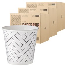 the Joheun Keop 人字紋圖案一次性紙杯 一般紙杯 184ml, 3個, 1000件