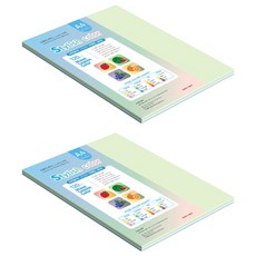 종이문화 스타일리쉬 얇은 혼합색지 120g 01 SS Spring, 80개, A4