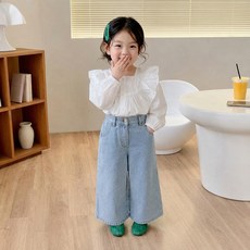 Starbean 兒童水洗直筒牛仔褲