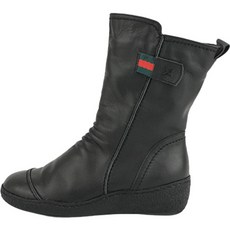 GISSE J.Shoe 天然羊皮毛絨內裡梅洛芒中筒靴