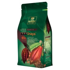 CACAO BARRY 可可巴芮 伊那亞 65%黑巧克力 鈕扣狀, 1kg, 1包