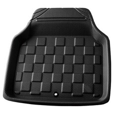 BONFORM 抗菌3D碳纖前座腳踏墊 B6454-01BK, 黑色, 通用型