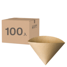HARIO 好璃奧 V60 01濾紙, 原色, 100入, 1包