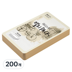 紙文化 Hello Art書法包 厚款壓花明信片 200g 55 牛皮棕色, 200個, 104 x 153 mm