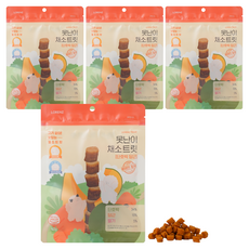 로렌츠 강아지 못난이 채소트릿, 단호박, 4개, 60g