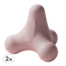 粉彩身體按摩刮痧板, 莫蘭迪粉, 2個