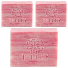 TILLEY 皇家特莉 經典香皂 粉紅荔枝 100g, 澳洲經典, 百年國民皂, 添加乳木果油, 3個