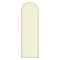 aguard Fence 護欄型安全防撞壁貼 Urethane材質, 米白色, 1個