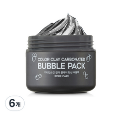 G9SKIN 彩色泥碳酸泡泡面膜 100ml, 1罐, 6罐