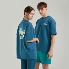 hmus Aruba Overfit Short Tee Couple Rash Guard