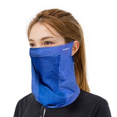 에스앤브로 멜란지 UV차단 냉감 메쉬 쿨마스크, 블루, 1개