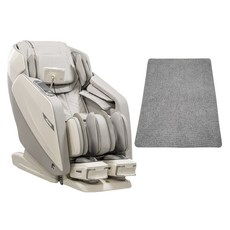 브람스 프리미엄 4D 발목스윙마사지 스윙봇 안마의자 + 카페트 세트 방문설치, 베이지(안마의자), 그레이(카페트), K80003GRO