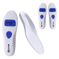 Hanbomnuri 跑步運動氣墊足弓鞋墊 白色 雙腳套組, 2套