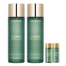 KIMJEONGMOON-ALOE Cure 補水舒緩化妝水組 敏感和乾燥皮膚適用 130ml 化妝水+20ml 乳液, 1組