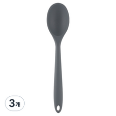 발룬피니 노블 실리콘 조리도구 멀티스푼, 딥차콜, 3개