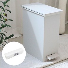 Promade Tools Mode雙門型靜音腳踏式垃圾桶 定量收費適用 20L, 淺灰色