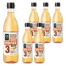 대상 청정원 정통현미식초, 470ml, 6개