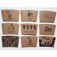 One Cup Animal Farm 1013紙杯300ml 390ml冰杯92直徑420ml 480ml 600ml杯架隨機發貨, 1個, 200件