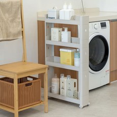 Changsin Living 昌信生活 超薄貨架移動手推車 13 cm 4 級, 灰色, 1個