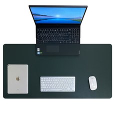 루비아르 대형 가죽 데스크매트, 딥그린