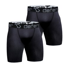 男款機能性運動內搭5分短褲組 2入