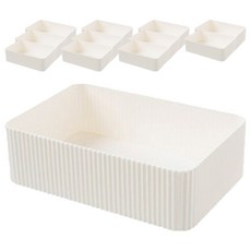 THE ZAKKA 多功能簡單配件收納盒, 白色, 12個