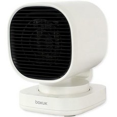 보국전자 2단 미니 PTC 온풍기, BKH-1083P, 화이트