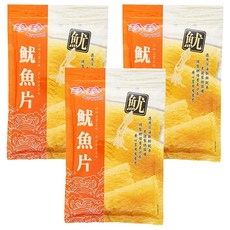 珍珍 魷魚片, 上等新鮮魷魚, 微波加熱後香氣四溢風味絕佳, 80g, 3包