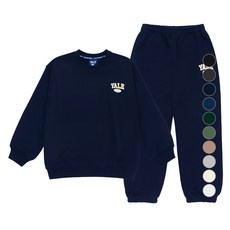 YALE KIDS 兒童寬鬆襯線大學T+束口褲套裝