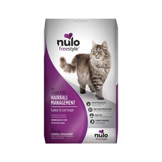 Nulo 紐樂芙 無榖高肉量化毛貓 乾飼料 12lb, 野牧火雞+菊苣根, 5.4kg, 1包