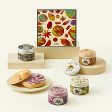 LUKT 버터 4종 선물세트 350g, 1세트