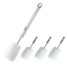 杯瓶清潔刷+替換刷頭 2入, 隨機發貨, 1套