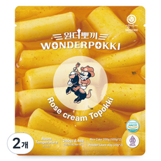 Daeyujaem Wonder Pokki玫瑰辣炒年糕, 240g, 2個