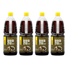 몽고식품 장아찌 간장소스, 1.8L, 4개