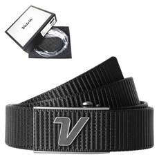 볼빅 남성용 VBFB 무광 자동벨트, 블랙, 1개