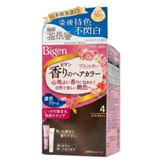 Bigen 美源 花果香快速染髮霜, 4亮棕色, 1盒