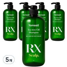 탐사 스칼프 RX 티트리오일 샴푸, 5개, 1L