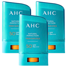 AHC 自然完美雙效防護防曬棒 SPF50+ PA++++, 22g, 3個
