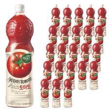 자연은 토마토 주스, 1.5L, 24개