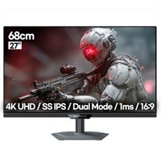 기가바이트 4K UHD 160Hz 듀얼모드 FHD 320Hz 게이밍 모니터, G27U, 68cm
