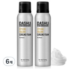 다슈 데일리 스타일링 볼륨 컬링 헤어 무스 폼, 200ml, 6개