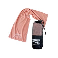 ZBIBI 柔軟健身運動毛巾 運動毛巾, 2個, 珊瑚色