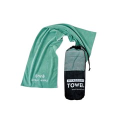 ZBIBI 柔軟健身運動毛巾 運動毛巾, 2個, 綠色